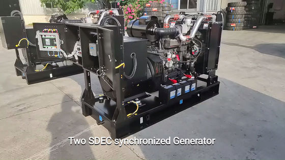 180kw 225 Kva Chinese Diesel Generator SDEC Small Water Cooled Generator